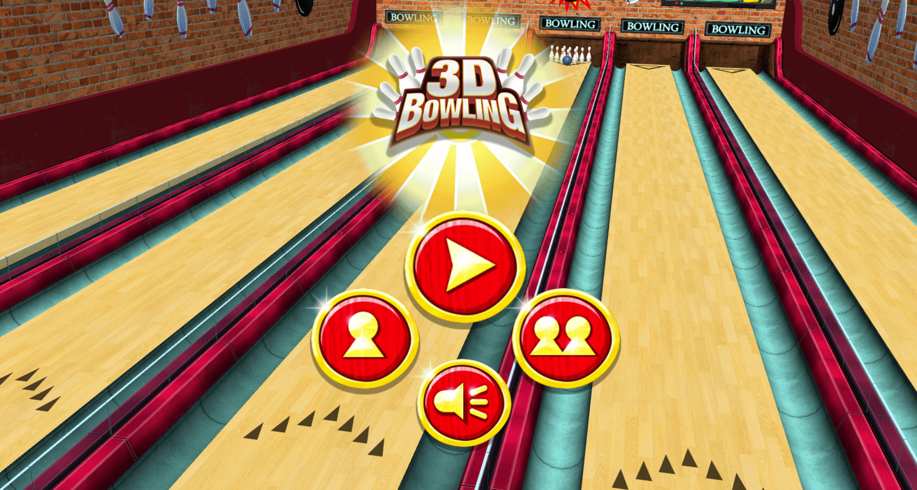 3D Bowling bowling shot